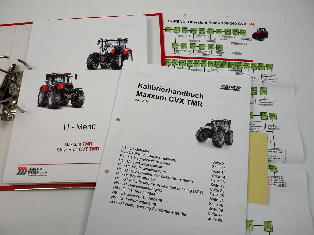 Mc Cormick Maxxum Puma CVX T4b TMR Kalibrierungshandbuch 2018
