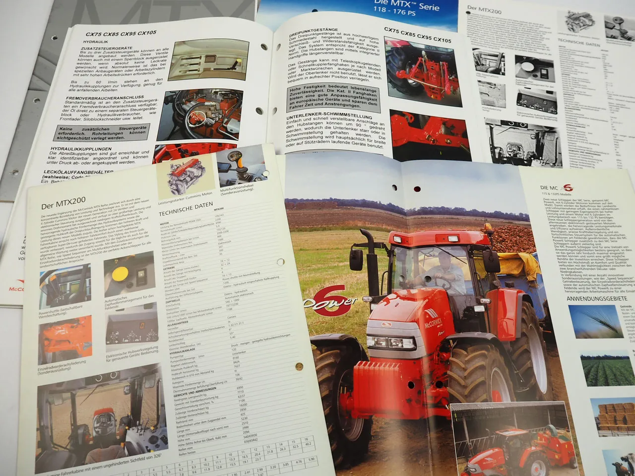 Mc Cormick MTX 110 - 175 200 MC 120 135 Power 6 CX 75 85 98 105