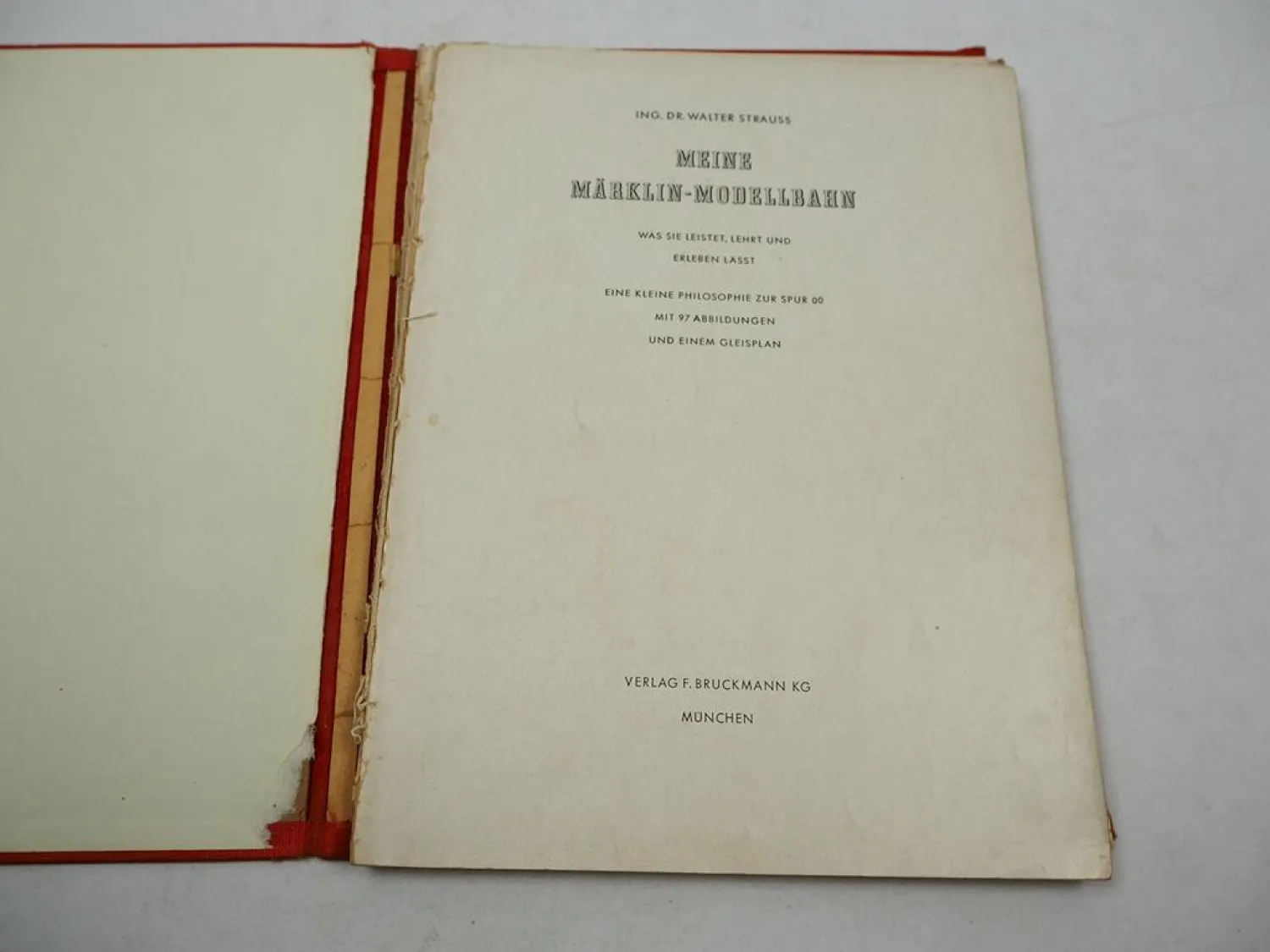 Meine Märklin Modellbahn Spur 00 Modellbau Eisenbahn 1948 Walter Strauss
