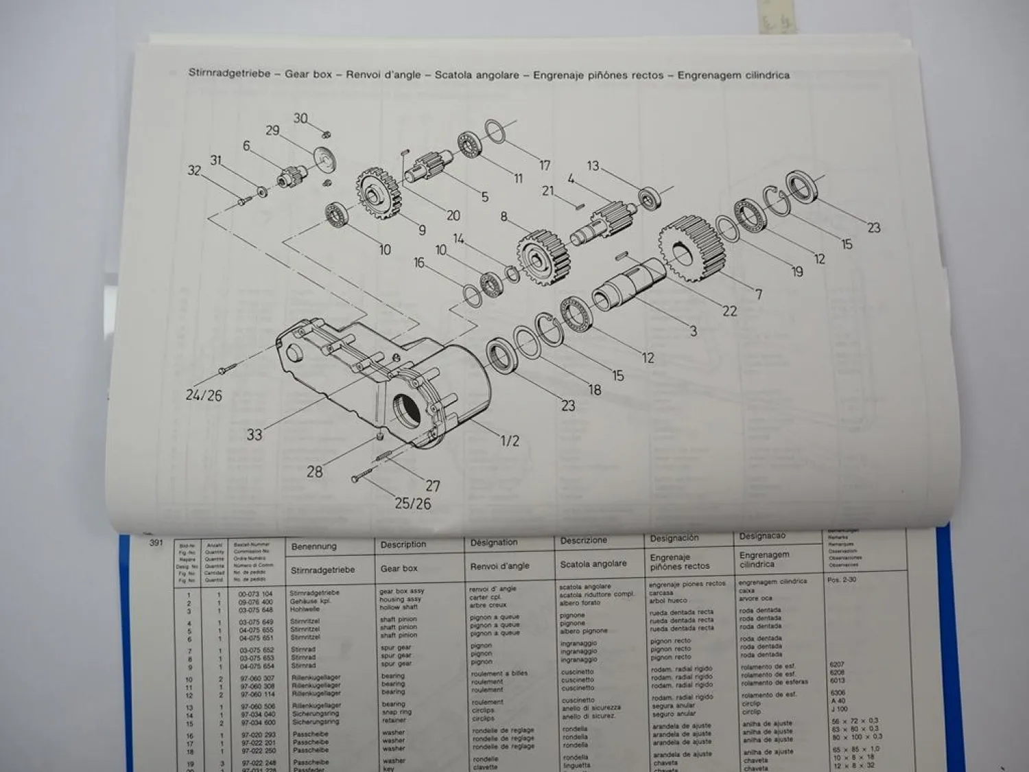 Mengele LAW 430/3 536/3 Super Garant Lade-Automatikwagen Ersatzteilliste 2