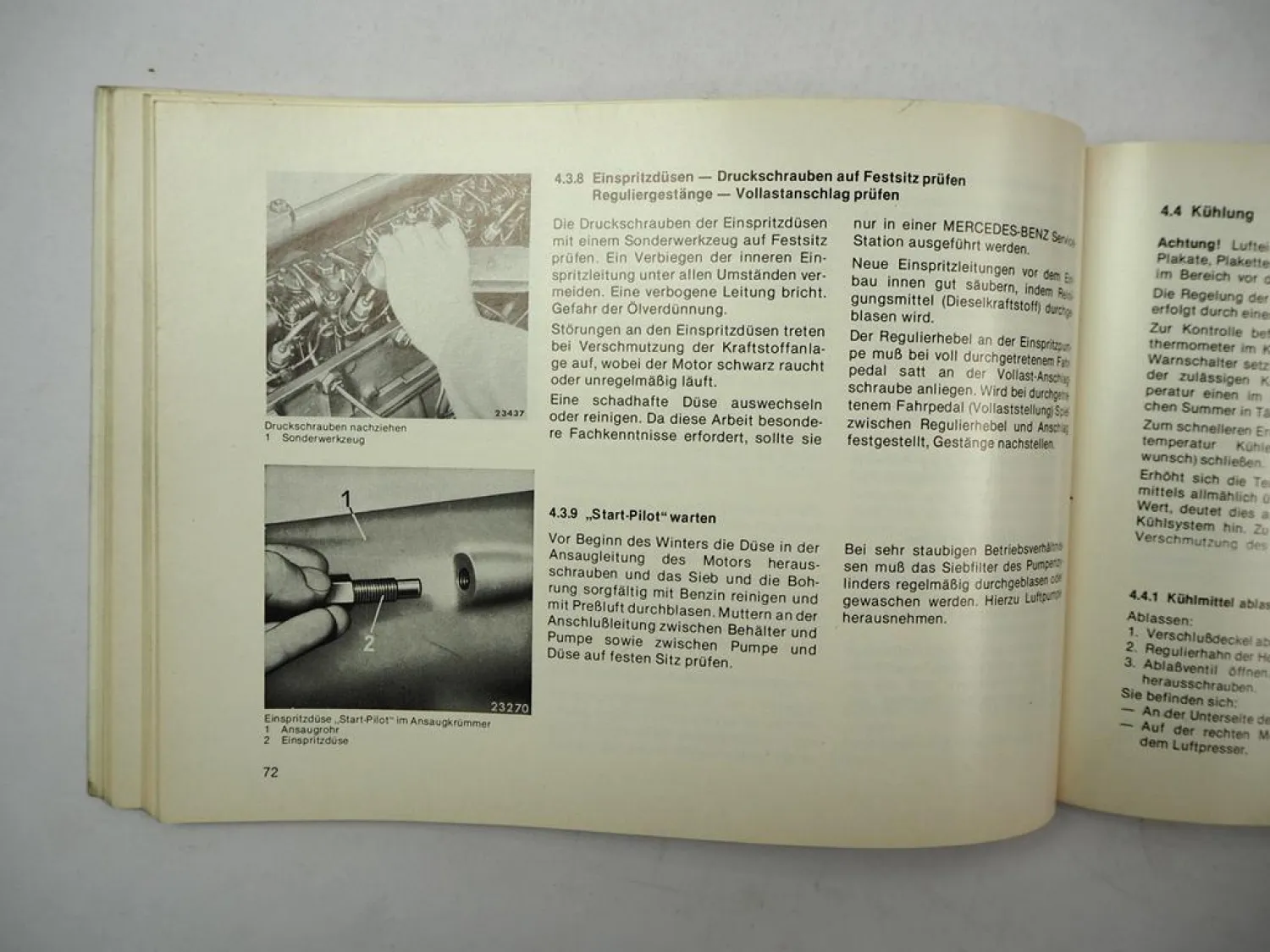 Mercedes Benz 1013 1017 1213 1217 1413 1417 1613 1617 Betriebsanleitung 1978