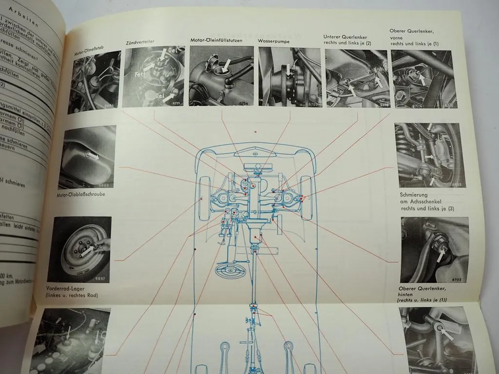 Mercedes Benz 190 c W110 Betriebsanleitung 1964 Wartung Pflege kleine Heckflosse