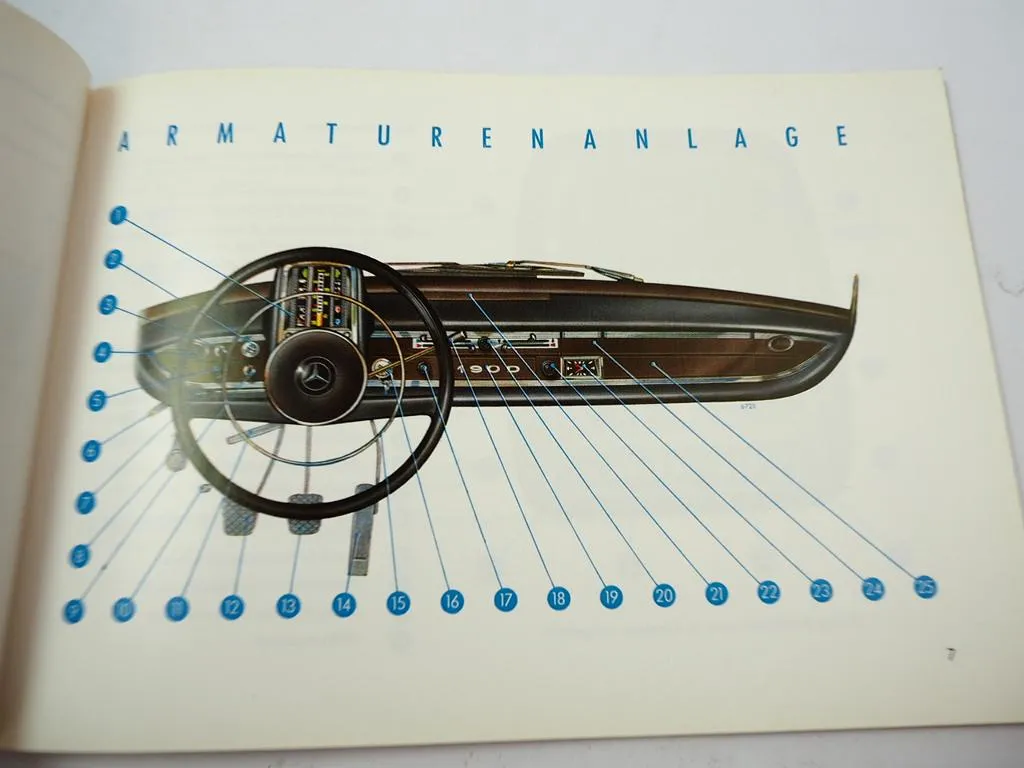 Mercedes Benz 190D Dc W110 mit OM621 Betriebsanleitung Bedienungsanleitung 1965