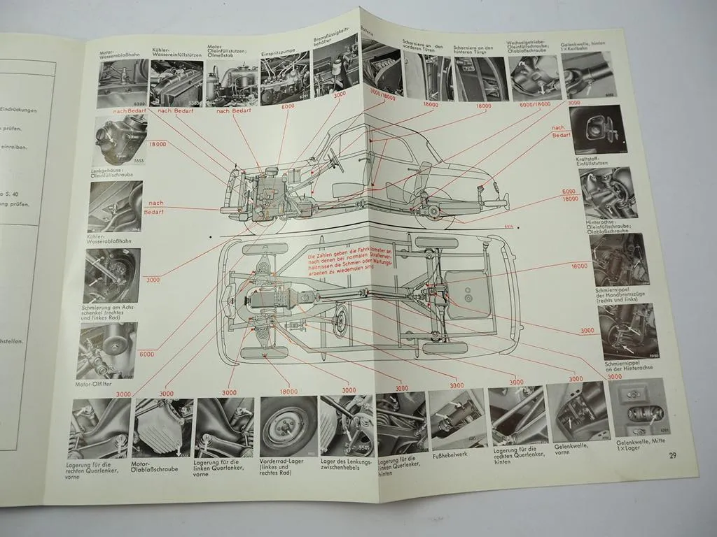 Mercedes Benz 190Db W121 Ponton Betriebsanleitung Bedienung Wartung 1960 Ausgabe B