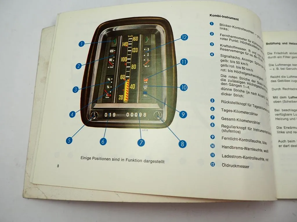 Mercedes Benz 200 D W110 Heckflosse Betriebsanleitung Bedienungsanleitung 1965