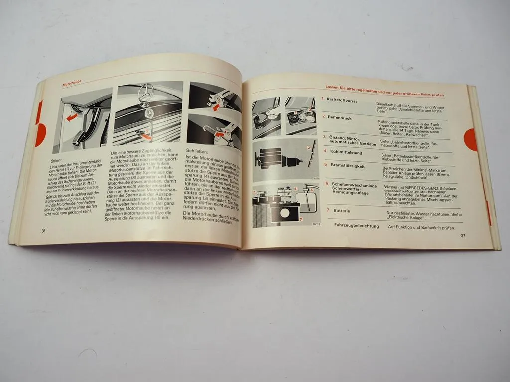 Mercedes Benz 200D 220 240 300D W123D Bedienungsanleitung Betriebsanleitung 1977