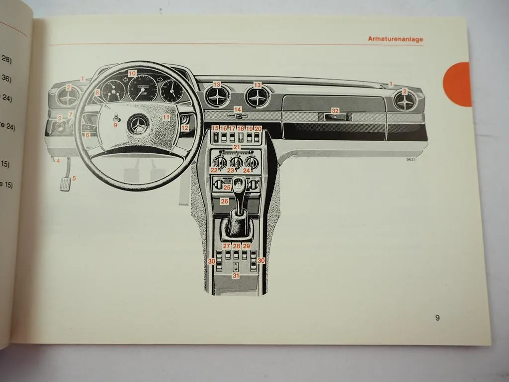 Mercedes Benz 200D 240D 300D W123D Bedienungsanleitung Betriebsanleitung 1982