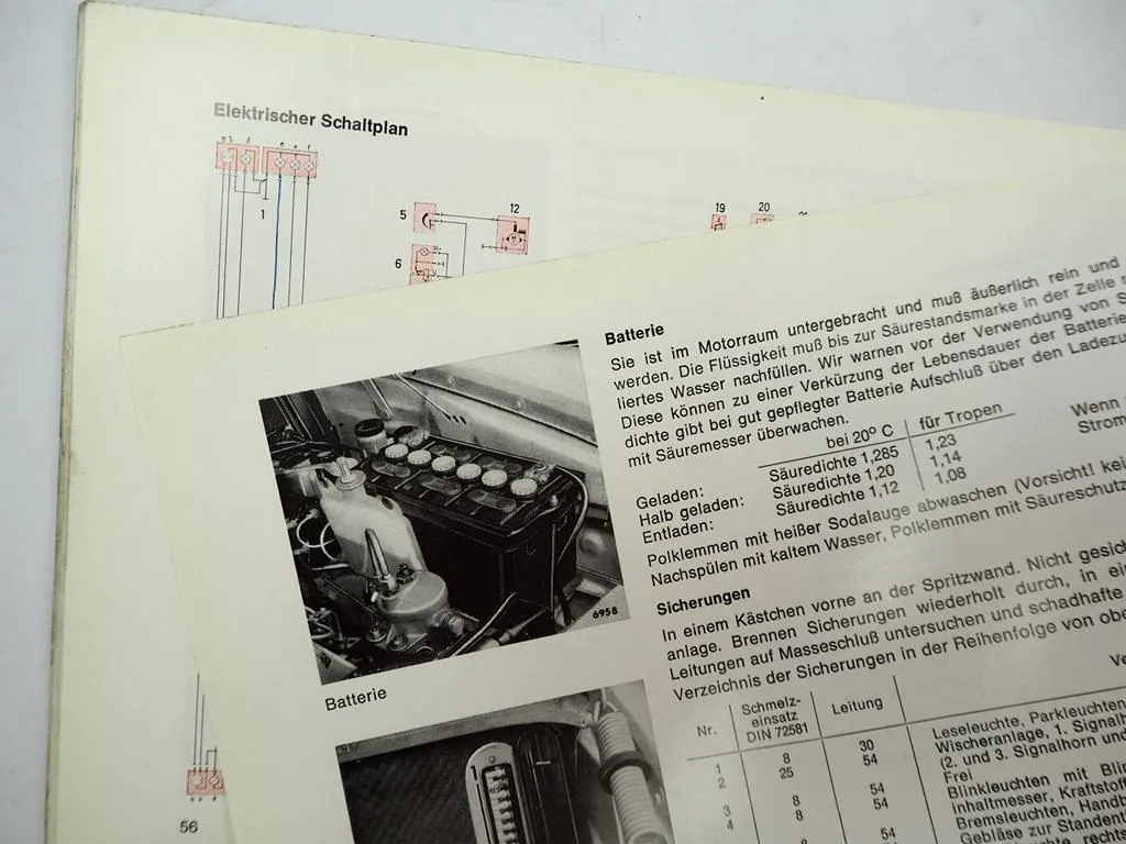 Mercedes Benz 200D W110 Heckflosse Betriebsanleitung Bedienungsanleitung 1967