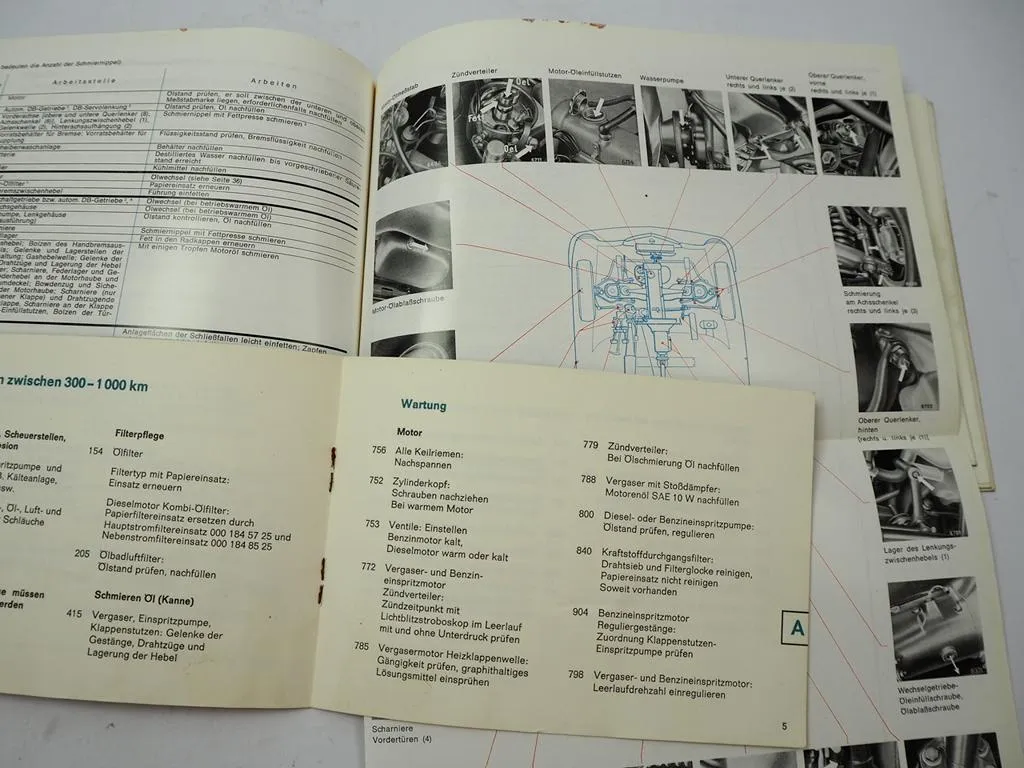 Mercedes Benz 230 W110 Motor M180 Betriebsanleitung Bedienungsanleitung 1965