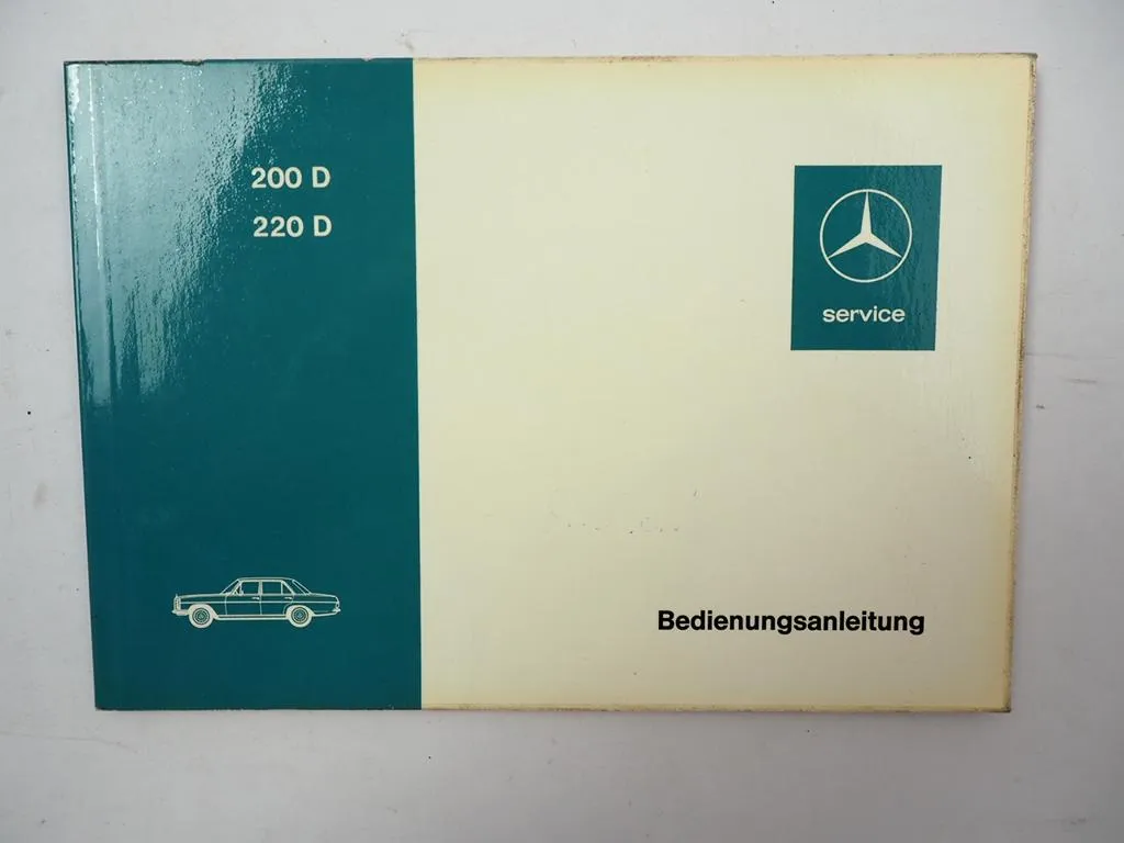 Mercedes Benz 230.4 230/4 W115 Wartungsheft Inspektion 1974 -84 mit Eintragungen