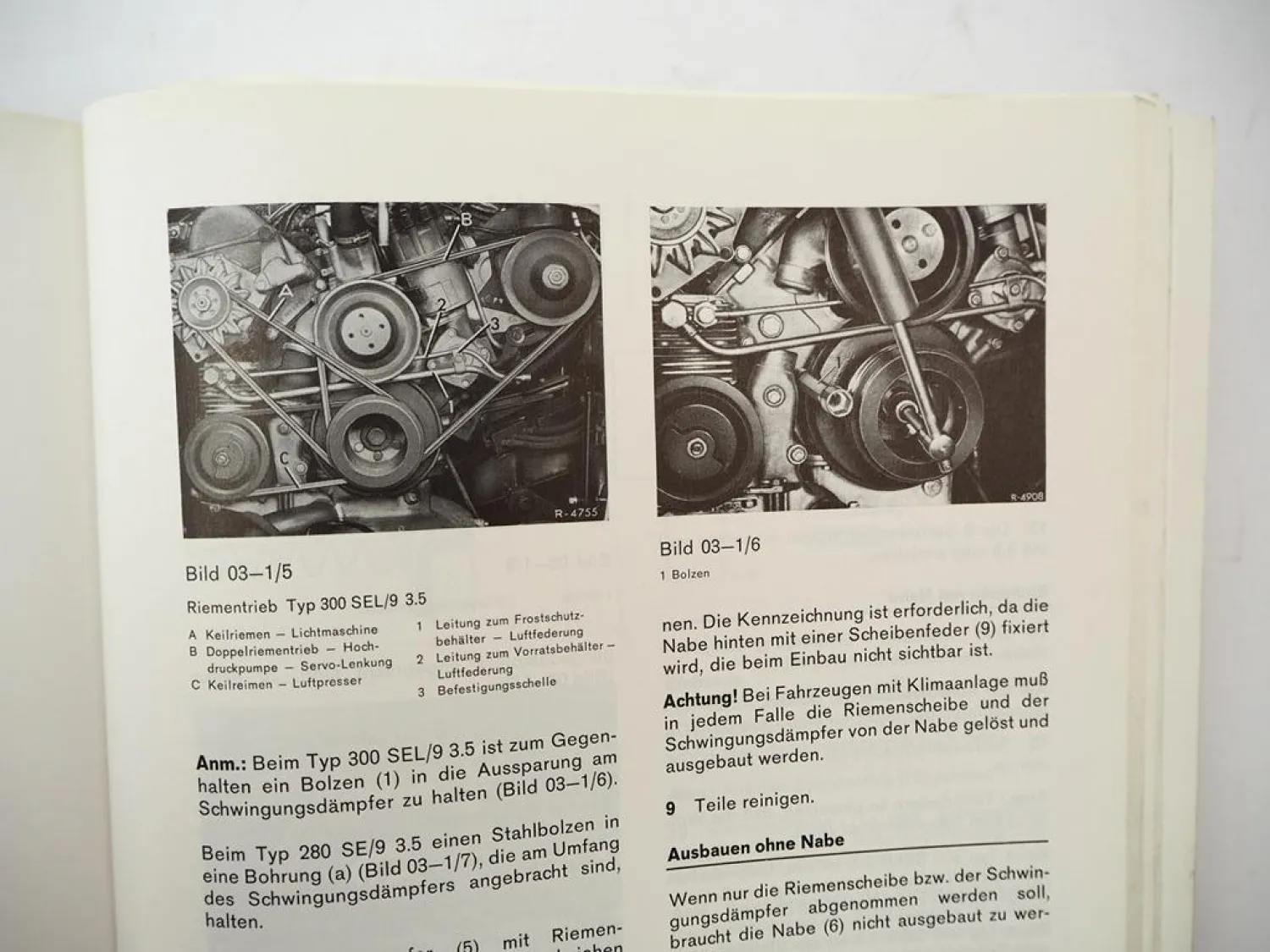 Mercedes Benz 280 S/8 SE/8 SEL/8 SL/8 300 SEL/8 SEL/9 Werkstatthandbuch ab 1968