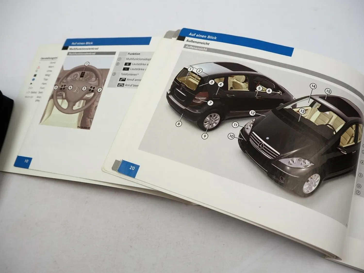 Mercedes Benz A-Klasse W169 Betriebsanleitung 2006 Bordmappe Bedienung Deutsch