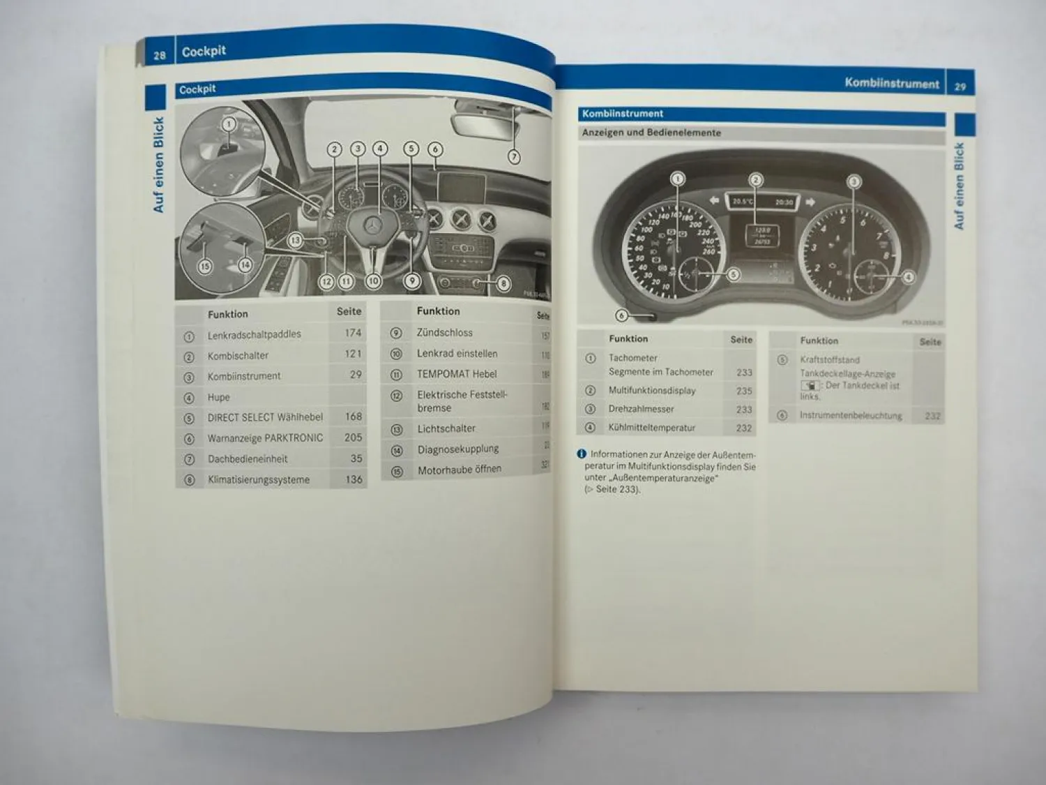 Mercedes Benz A-Klasse W176 Betriebsanleitung 2014 Bordbuch Bedienung deutsch