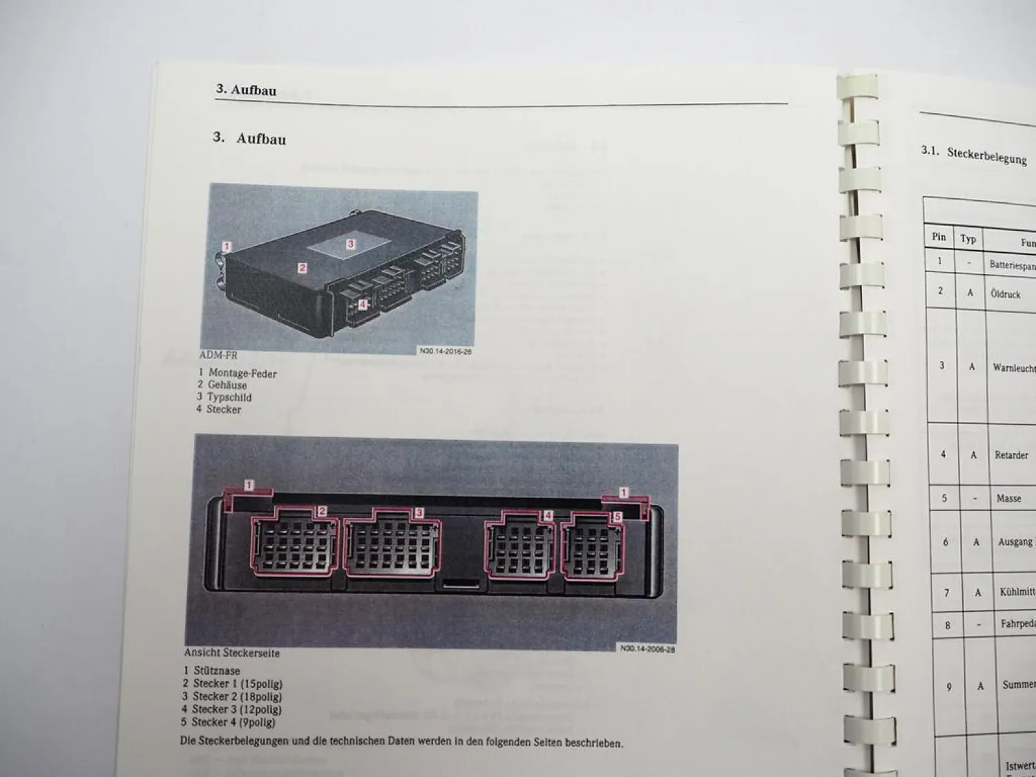 Mercedes Benz ADM-FR Adaptionsmodul als Fahrzeugregelung Betriebsanleitung 1999