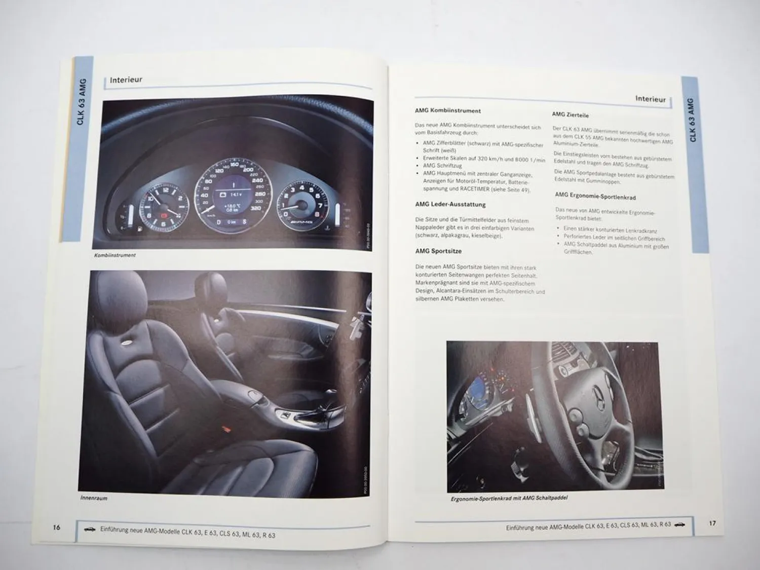 Mercedes Benz AMG-Modelle CLK E CLS ML R 63 Einführung Neuerungen 2006
