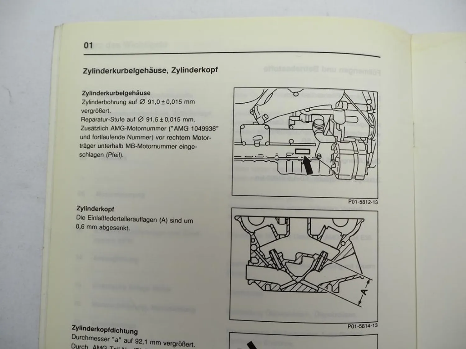 Mercedes Benz AMG Motor M104 E36 Einführungsschrift Schulung 1993