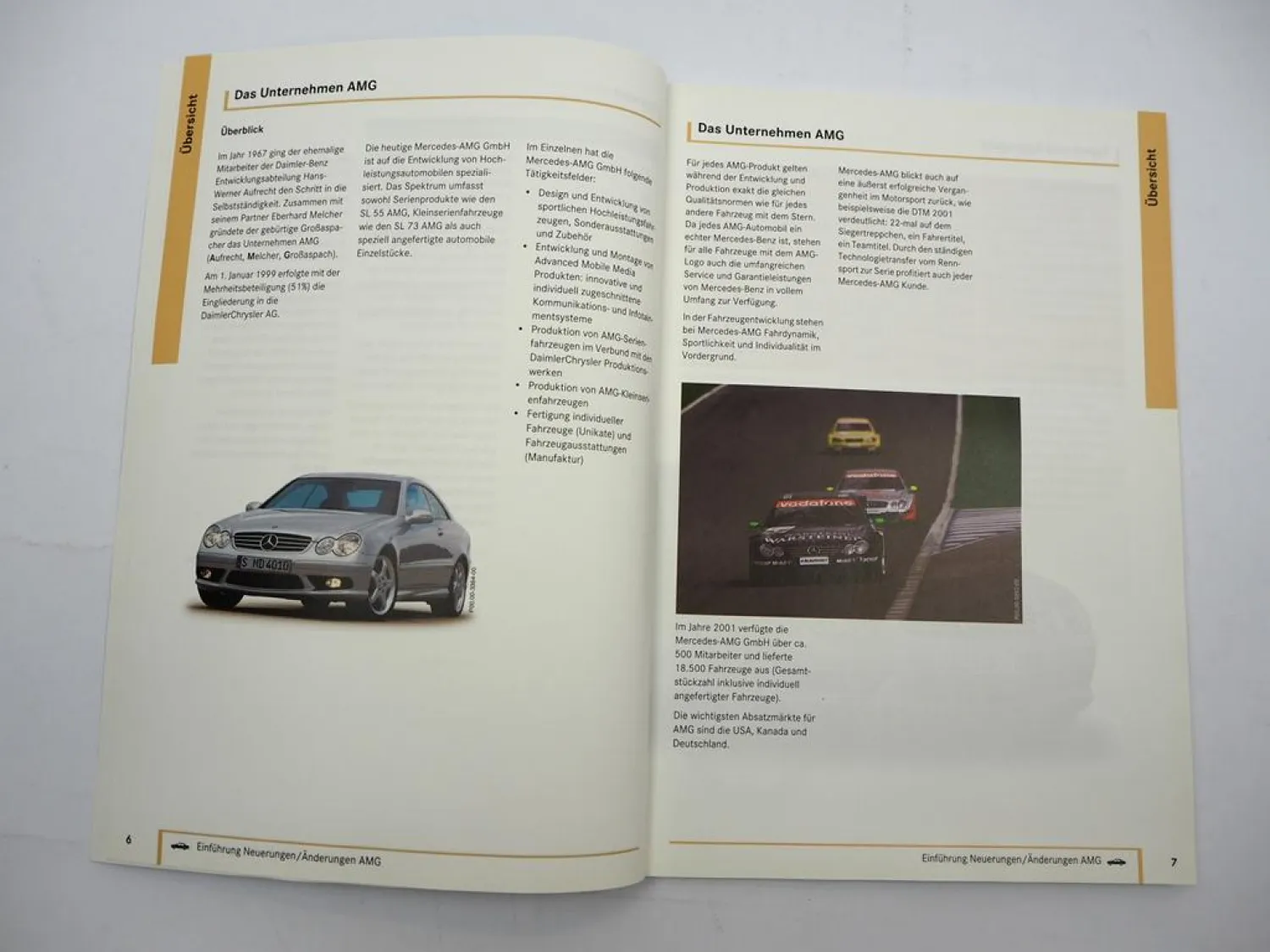 Mercedes Benz AMG W 209 211 215 220 230 463 PKW Einführung Neuerungen 2002