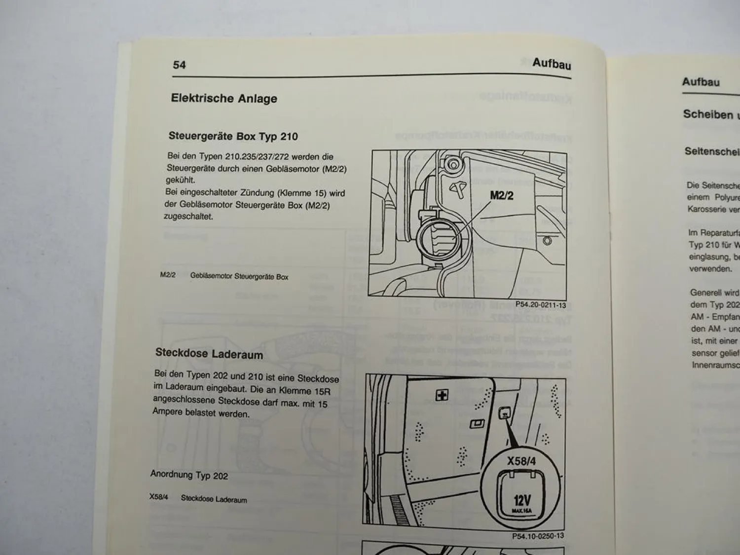 Mercedes Benz C- E- Klasse W202 W210 T-Limousine Kombi Einführungsschrift 1996