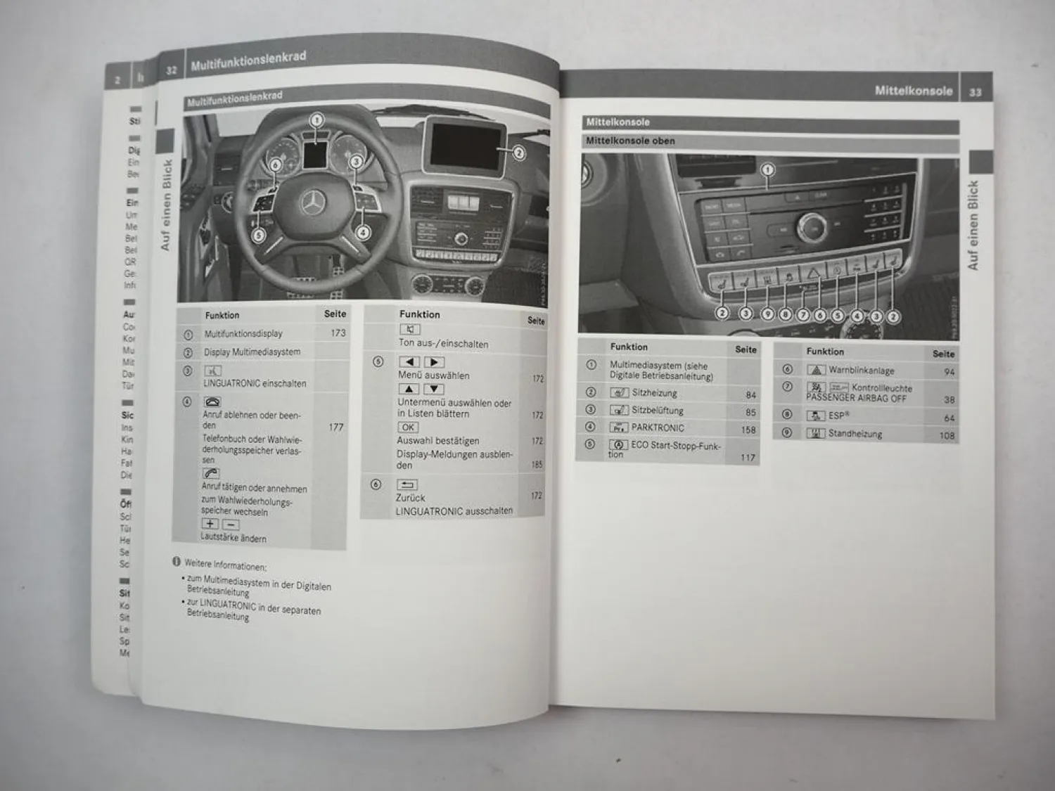 Mercedes Benz G-Klasse 463 G500 350d AMG G63 65 Betriebsanleitung Bedienung 2016