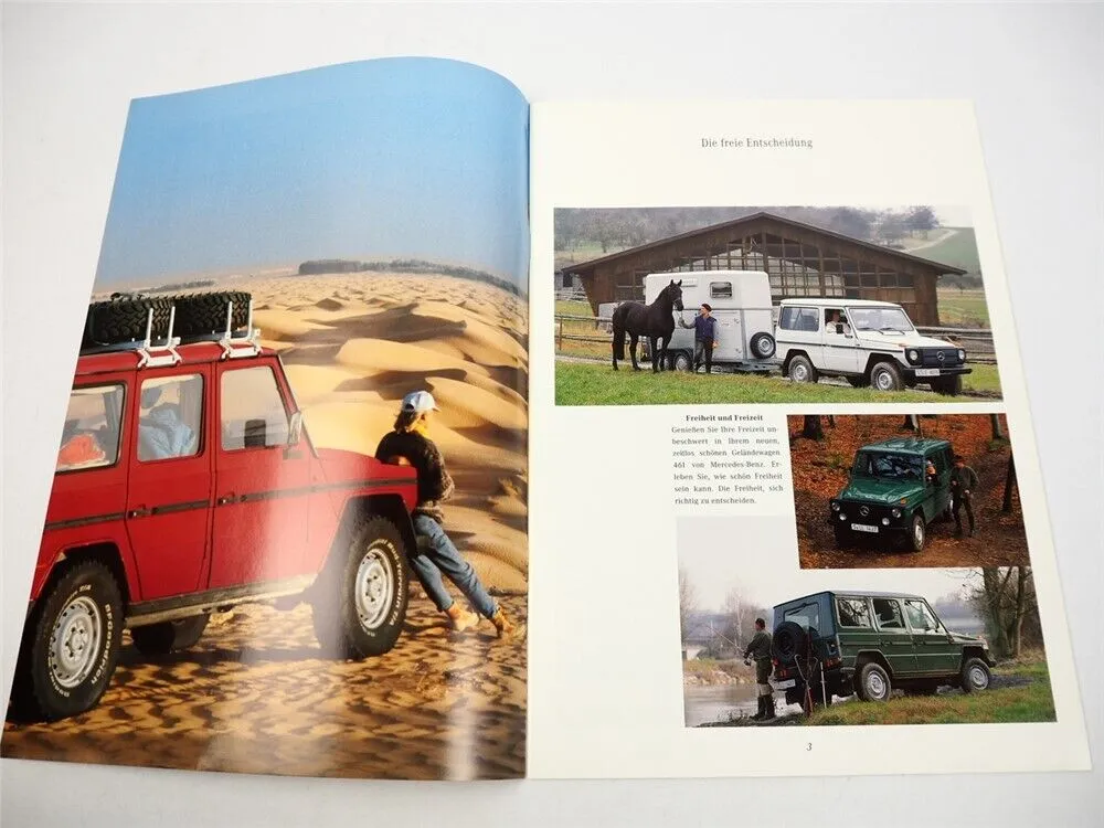 Mercedes Benz Geländewagen Baureihe 461 Prospekt 1993