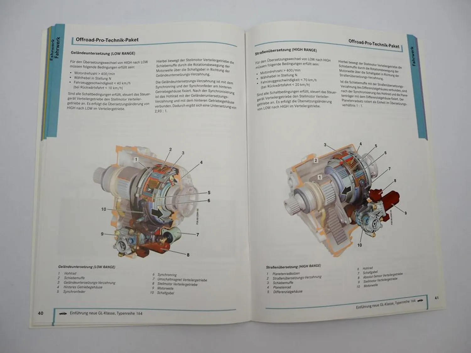 Mercedes Benz GL-Klasse Typ 164 Einführungsschrift für den Service & Poster 2006