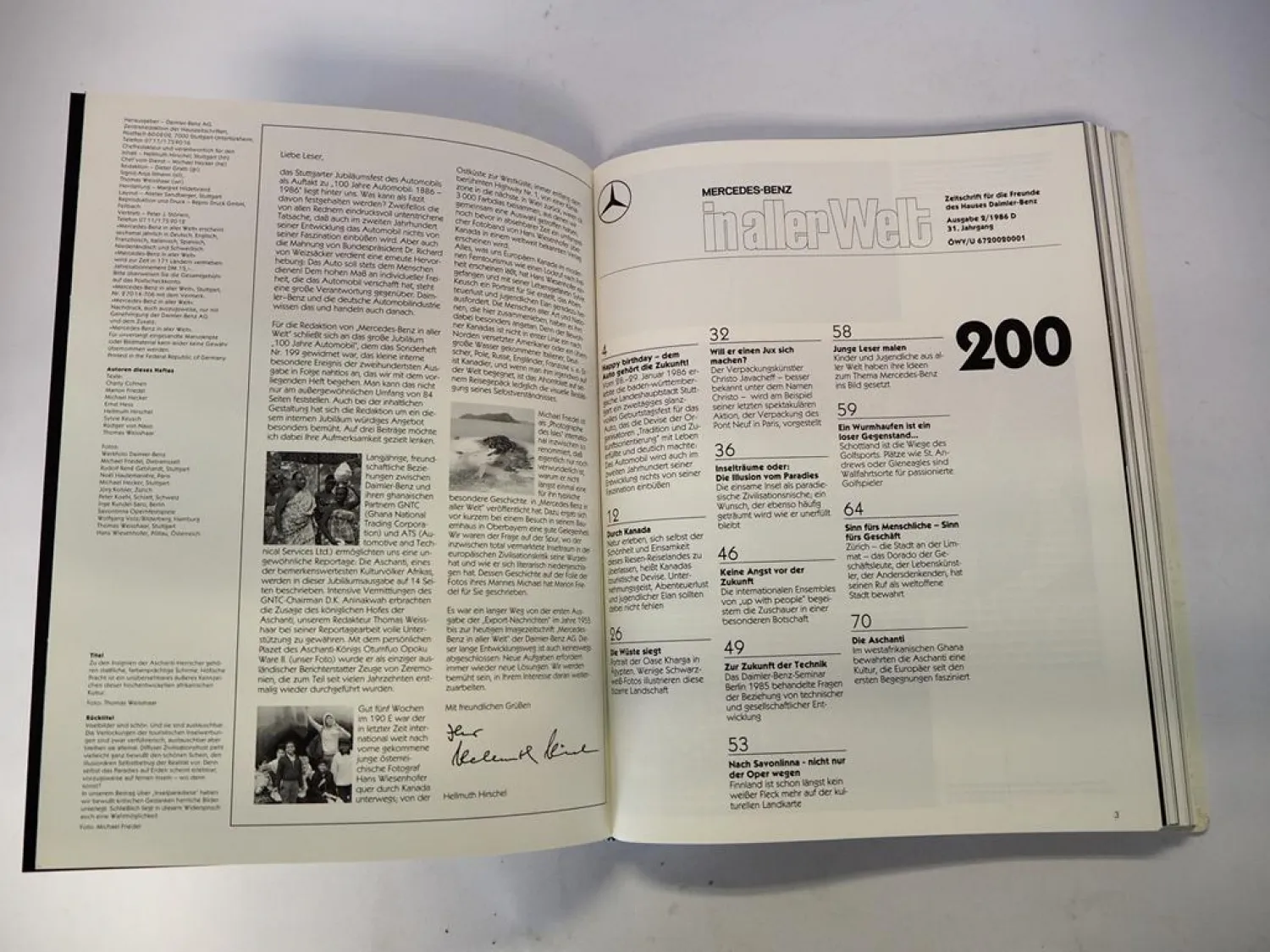Mercedes Benz in aller Welt 6 Zeitschriften als Buch gebunden 1986