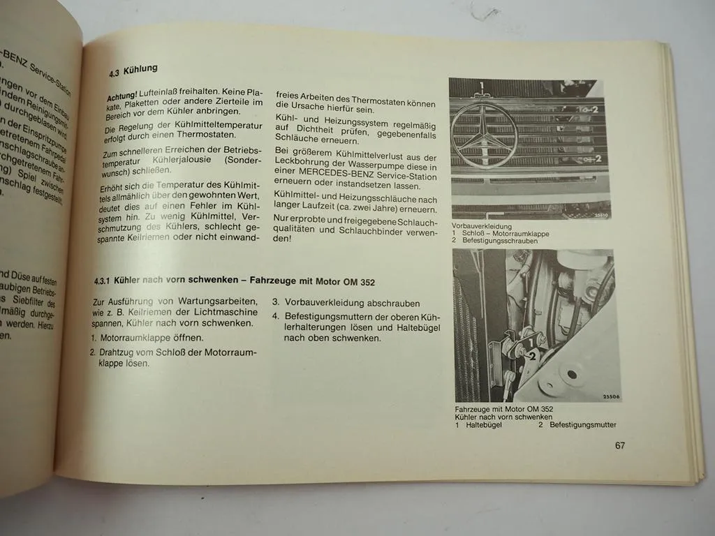 Mercedes Benz L508 L608 L613 D Düdo T2 Transporter Betriebsanleitung 1978 O309 D Bm 310