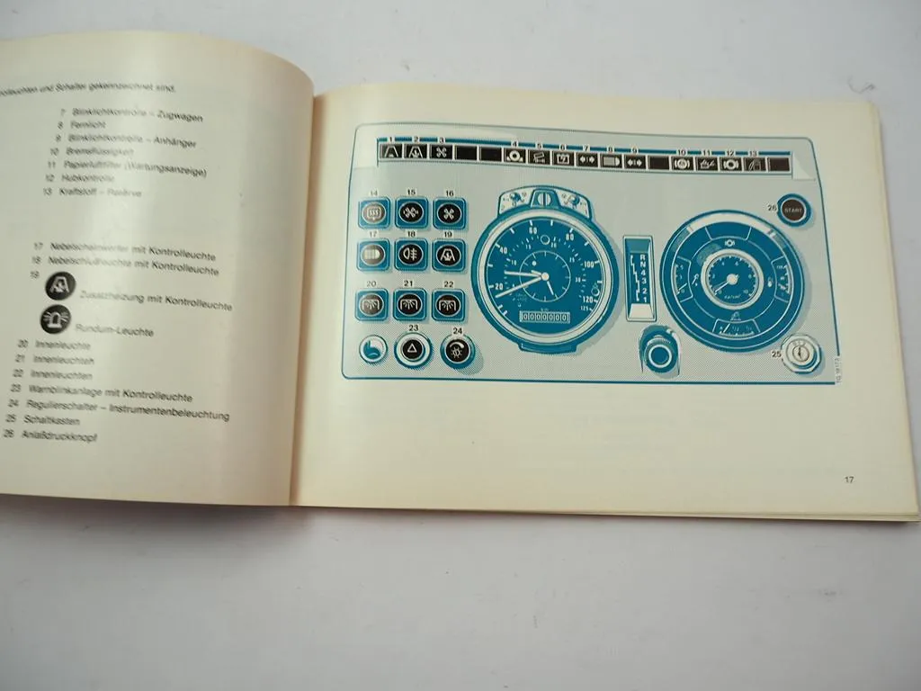 Mercedes Benz L508 L608 L613 D Düdo T2 Transporter Betriebsanleitung 1978 O309 D Bm 310