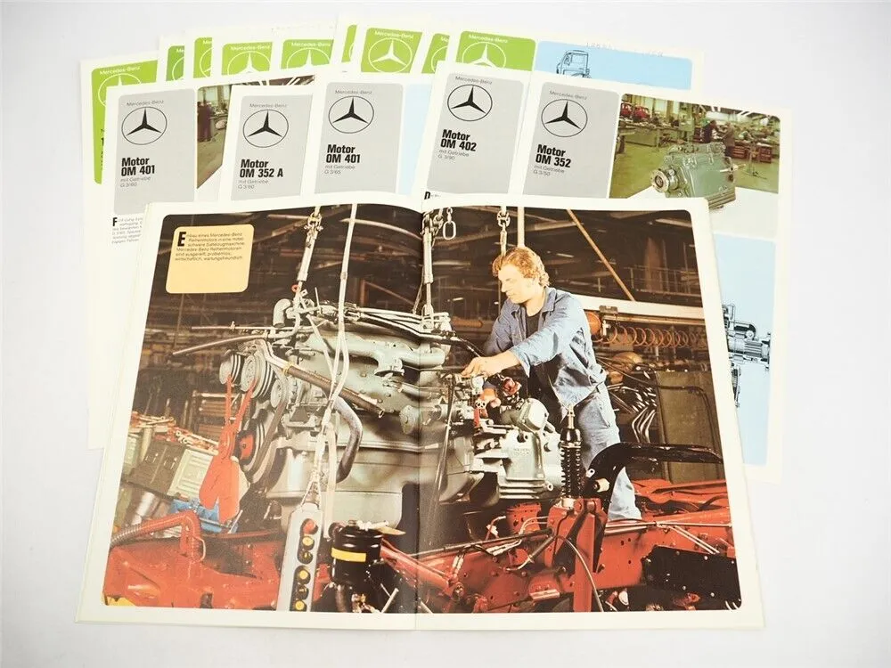 Mercedes Benz LKW Sattelzugmaschinen 10t bis 16t 130PS bis 240PS Prospekt 1980