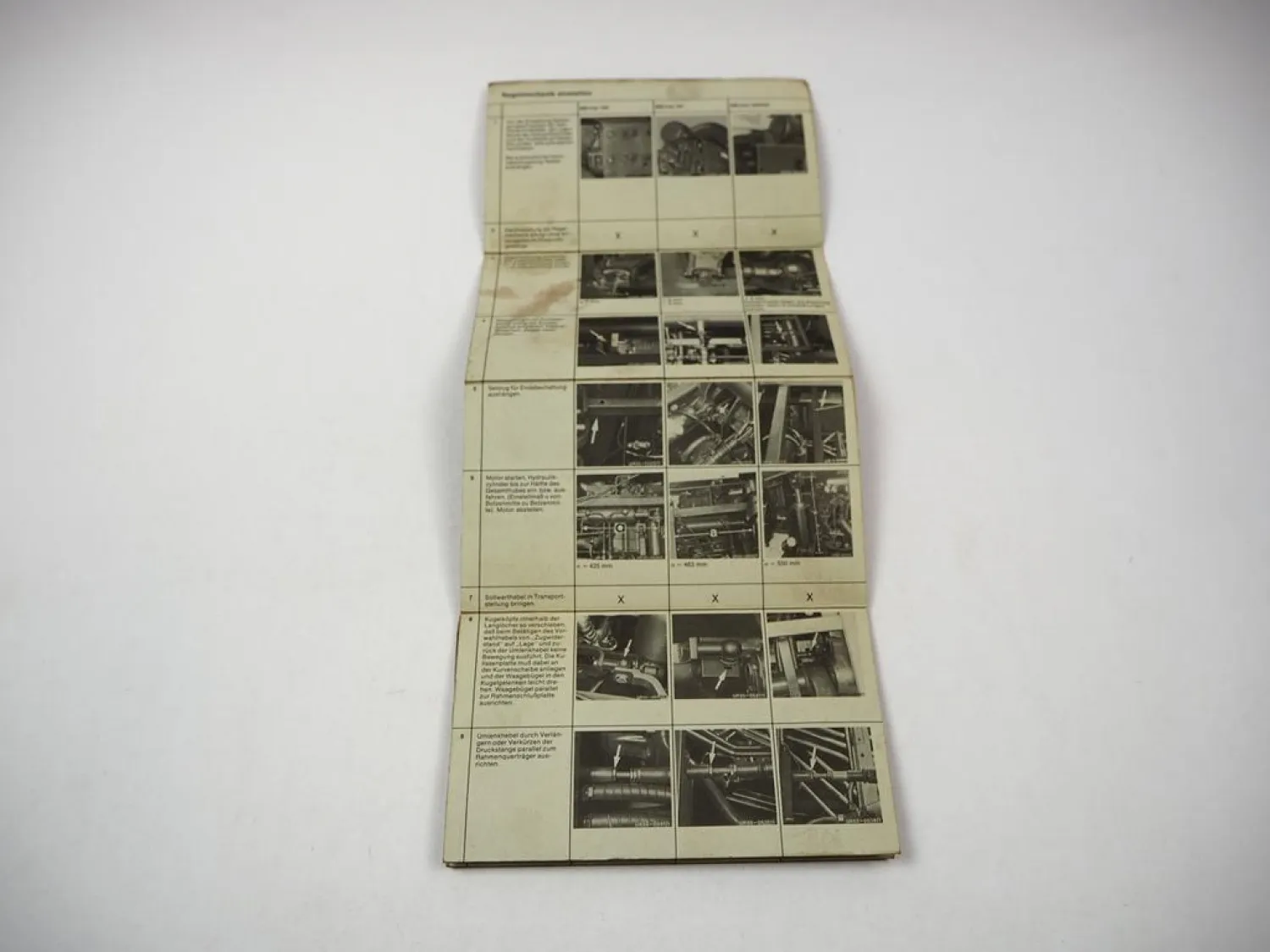 Mercedes Benz MB-trac 440 441 442 443 Regelhydraulik Mechanik Prüfen Einstellen