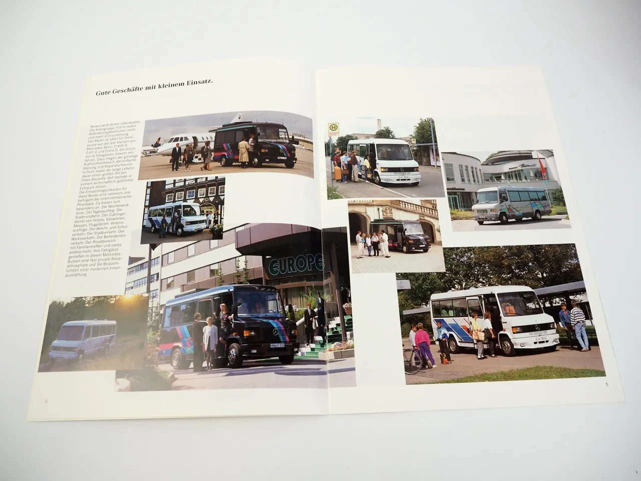 Mercedes Benz O609 611 614 D Omnibusse Prospekt