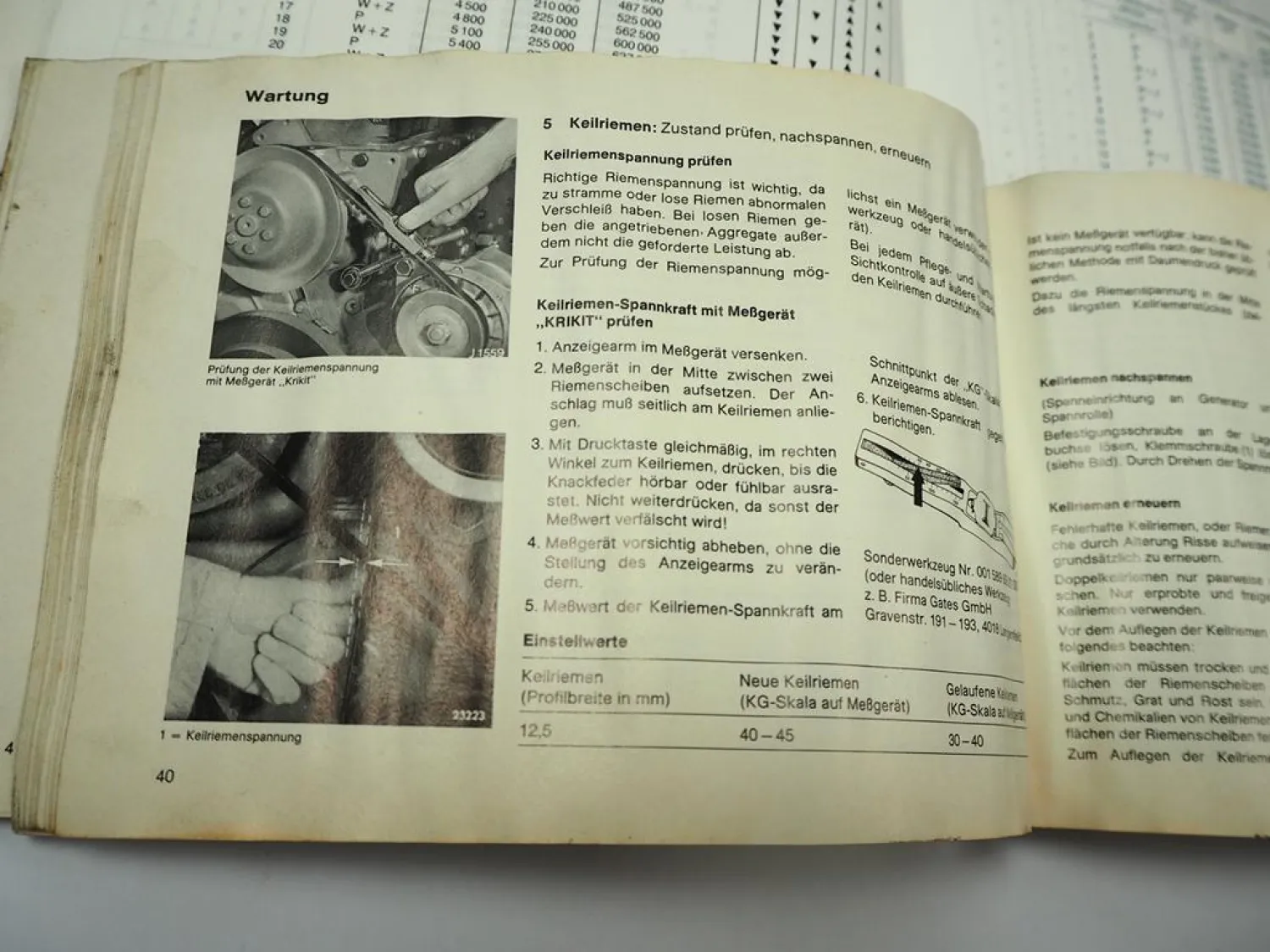 Mercedes Benz OM 364 366 A LA Industriemotor Betriebsanleitung Wartungsheft 1987