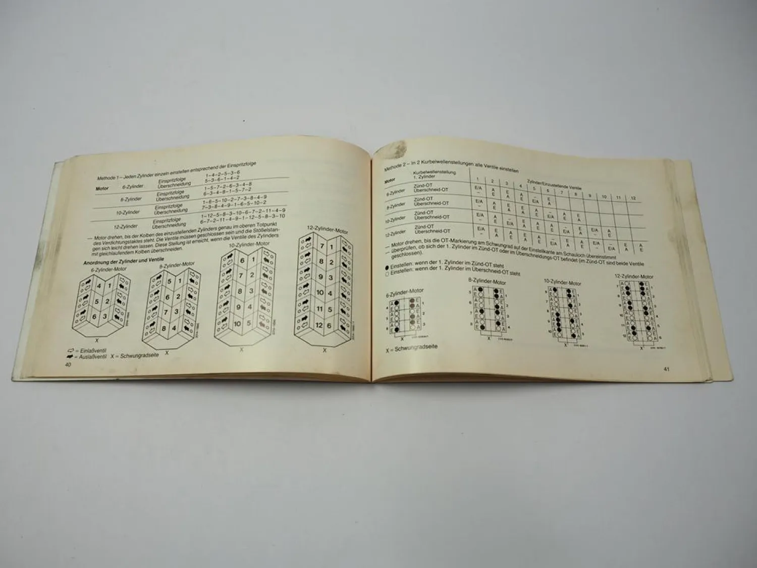 Mercedes Benz OM 441 442 443 444 A LA Betriebsanleitung Wartung 1990