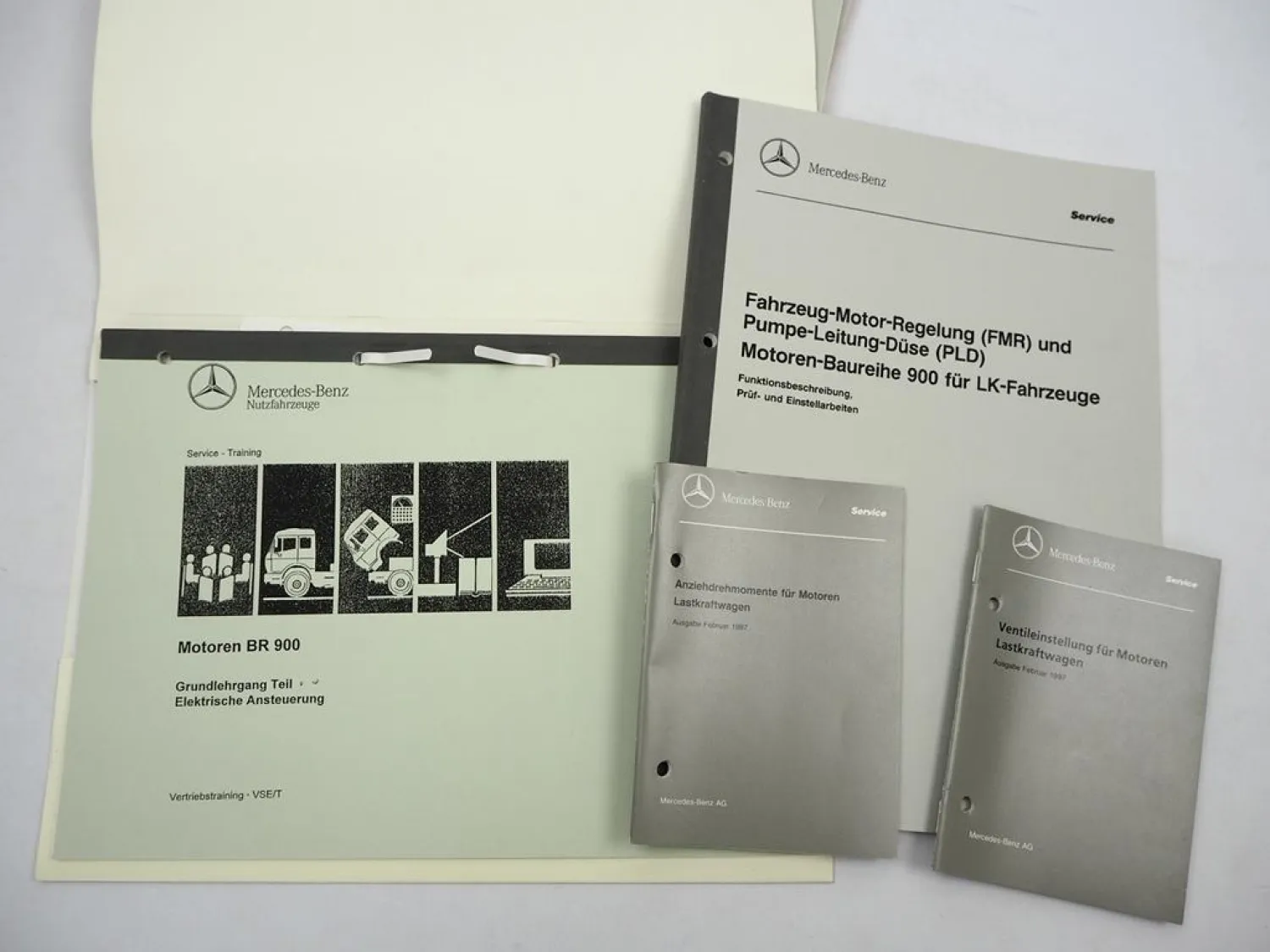 Mercedes Benz OM 904 906 LA Motor Betriebsanleitung Wartungsheft Schulung