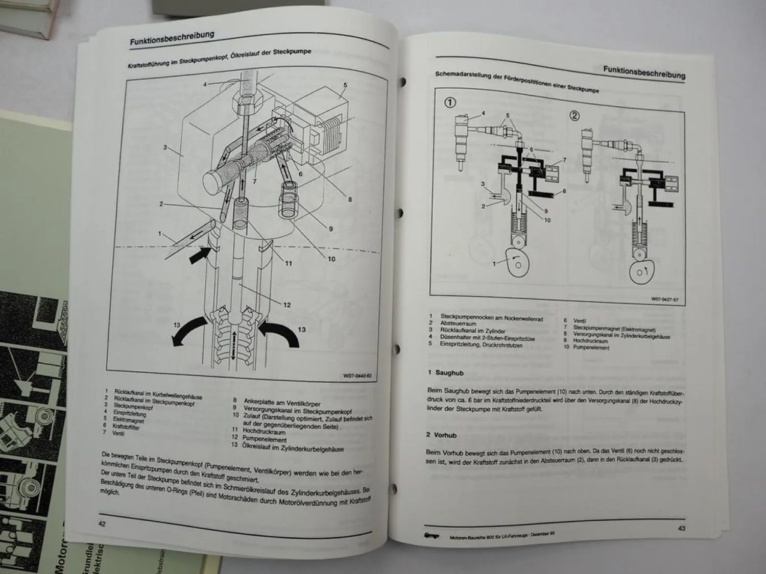 Mercedes Benz OM 904 906 LA Motor Betriebsanleitung Wartungsheft Schulung
