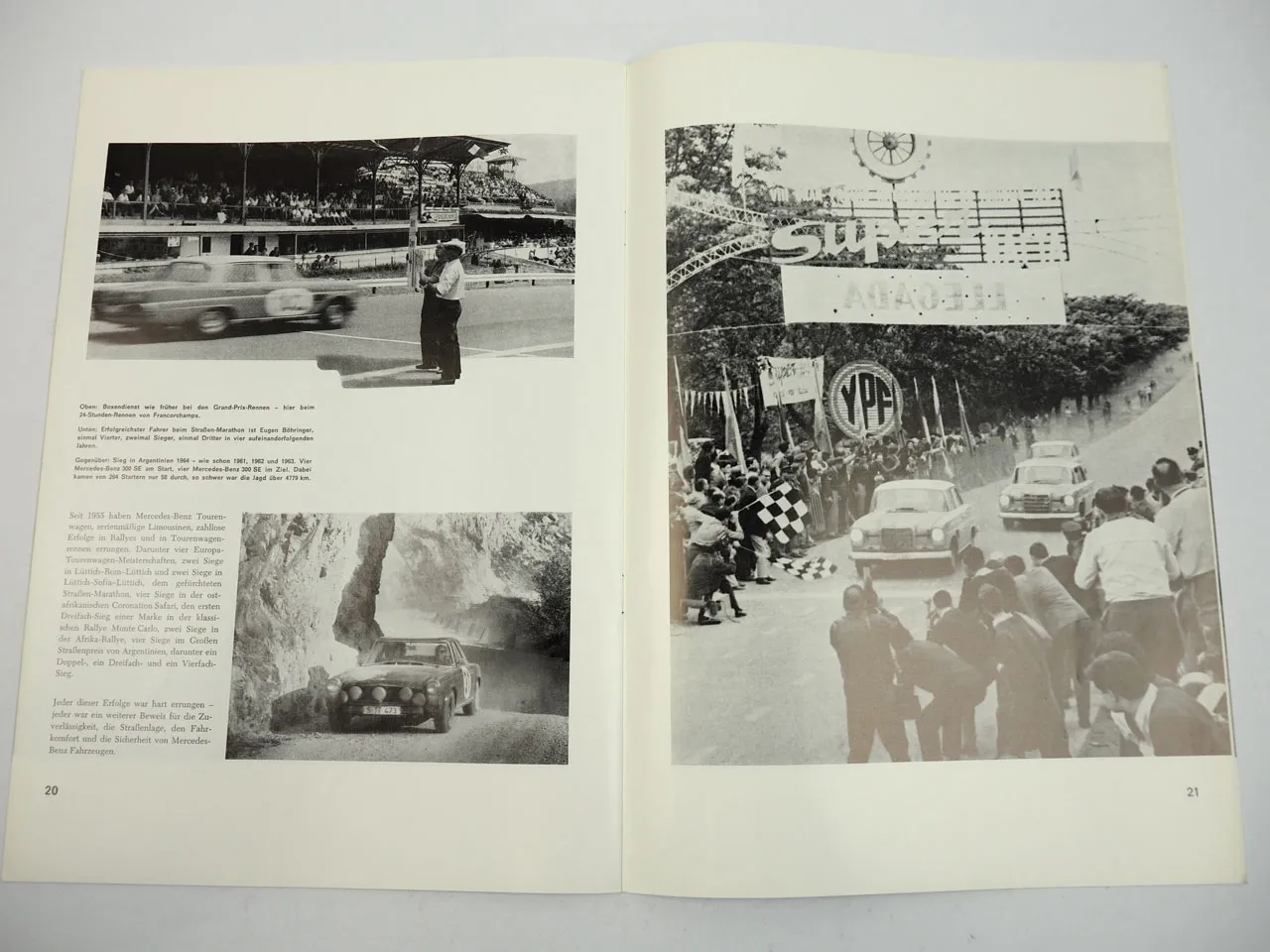 Mercedes Benz Personenwagen Information Prospekt 1964