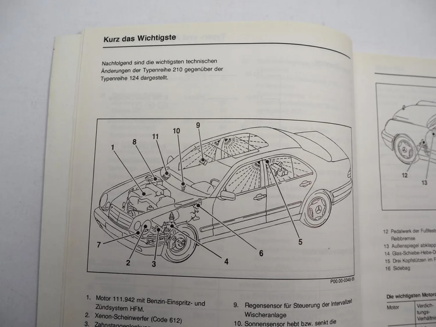 Mercedes Benz E-Klasse W210 Einführungsschrift für den Kundendienst 1995