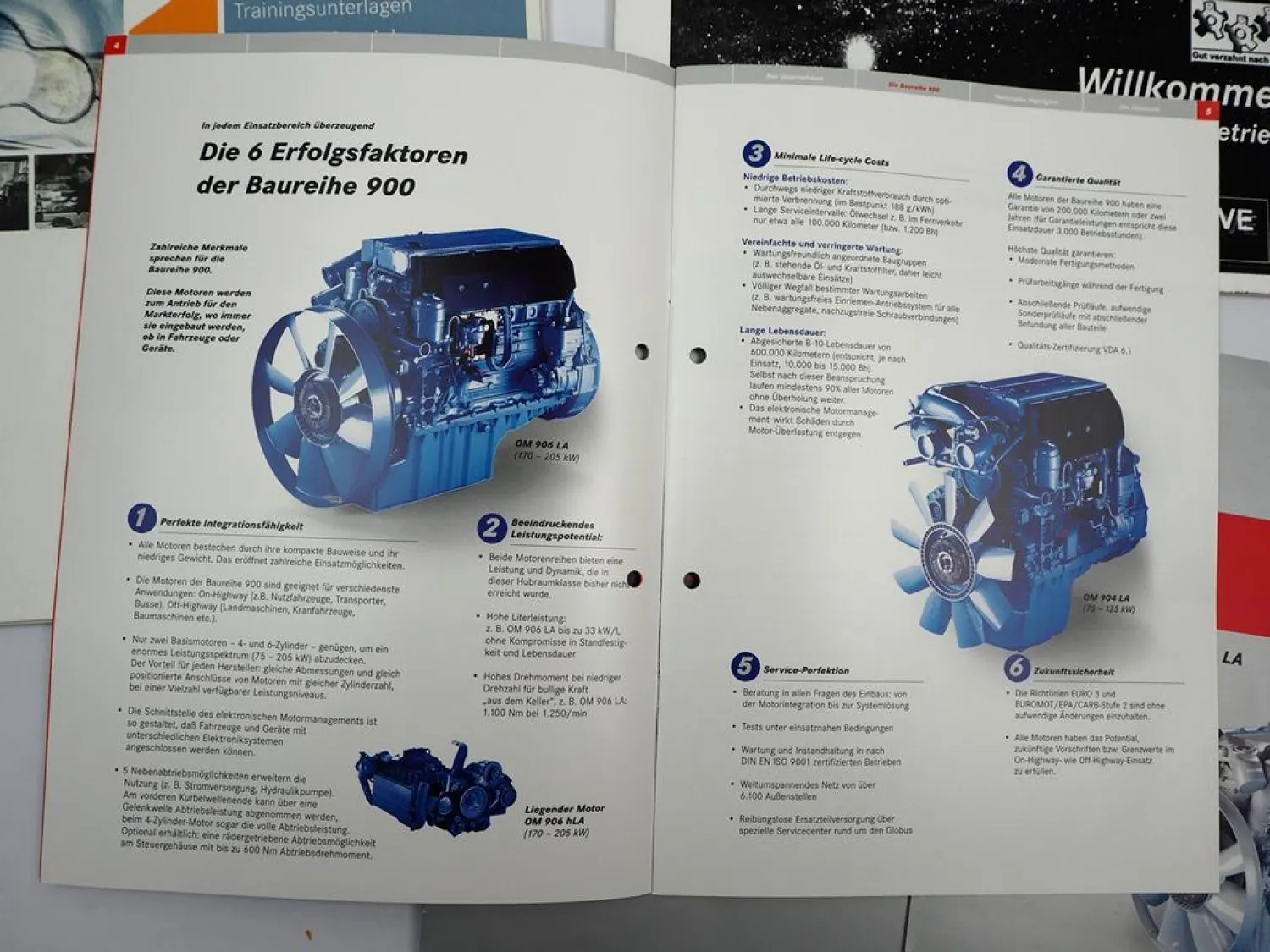 Mercedes Benz Powertrain Motor Getriebe Schulungsunterlage Service Training 1999