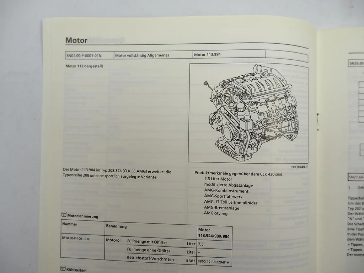 Mercedes-Benz R129 W202 C208 W210 Einführungsschrift Neuerungen 8/1999