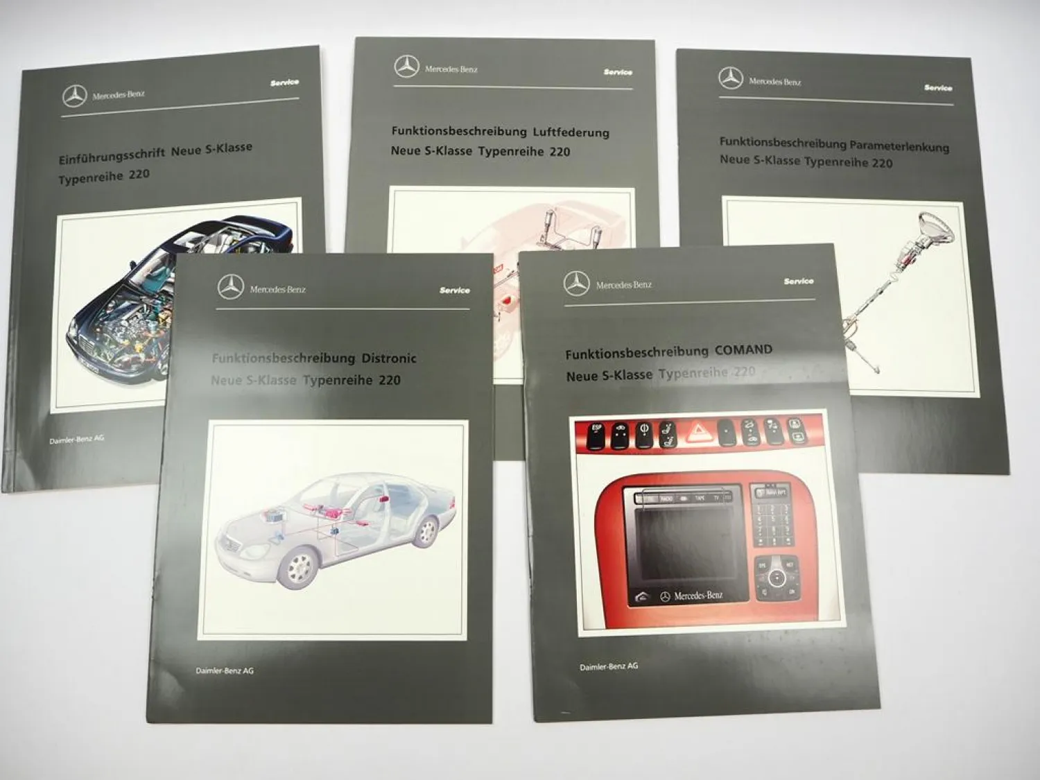 Mercedes Benz S-Klasse Einführungsmappe W220 Betriebsanleitung & Werkstattliteratur 1998