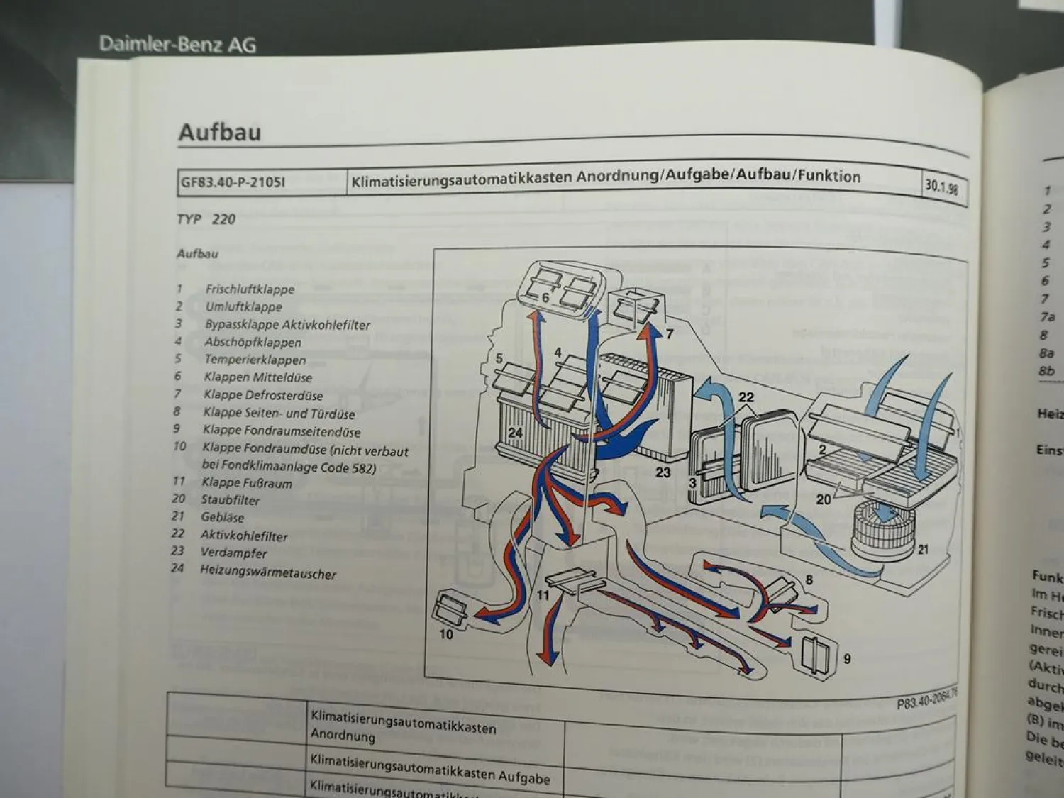 Mercedes Benz S-Klasse Einführungsmappe W220 Betriebsanleitung & Werkstattliteratur 1998