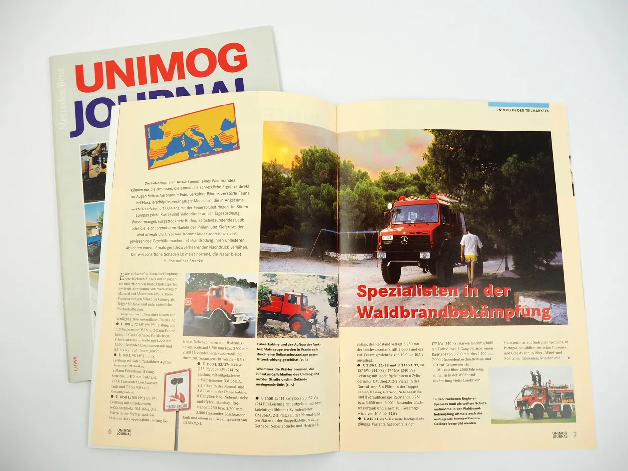 Mercedes Benz Unimog Journal Nr. 1 und 2 1995