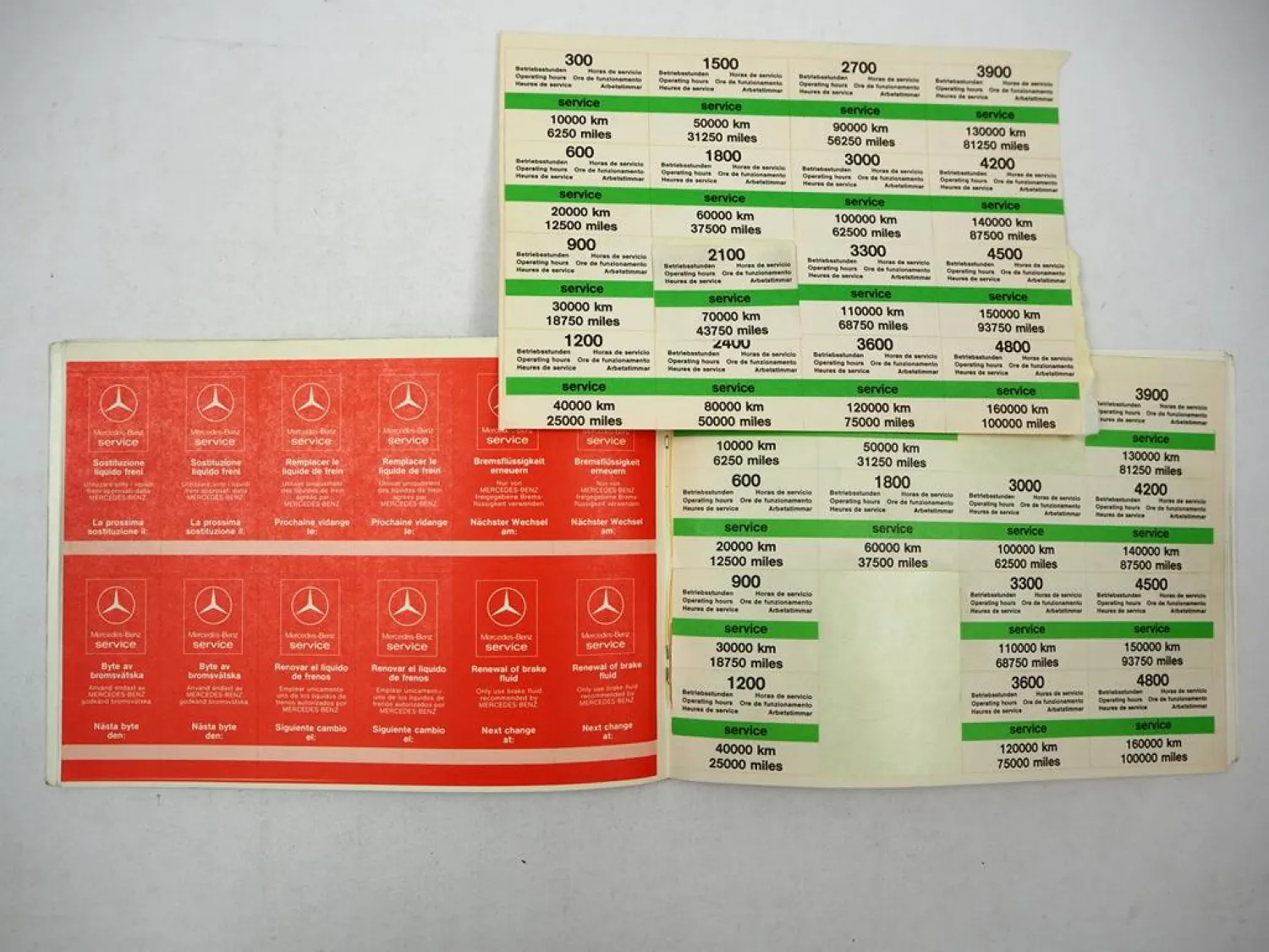 Mercedes Benz Unimog MB trac Serviceheft Wartungsheft 1984