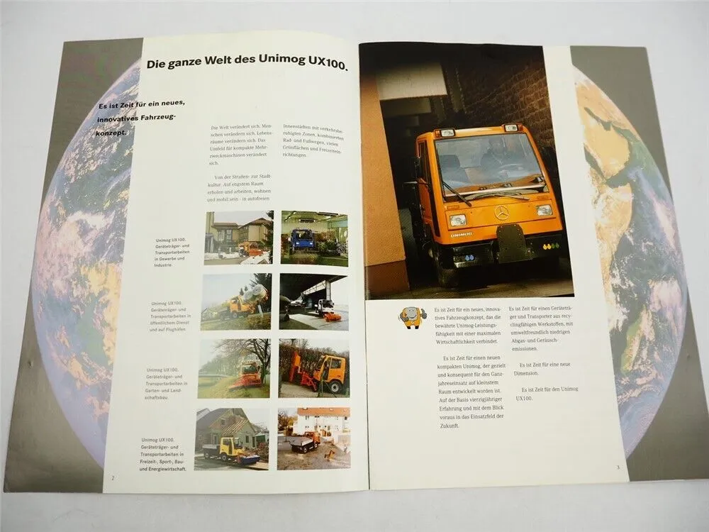 Mercedes Benz UX100 Unimog Prospekt 1996