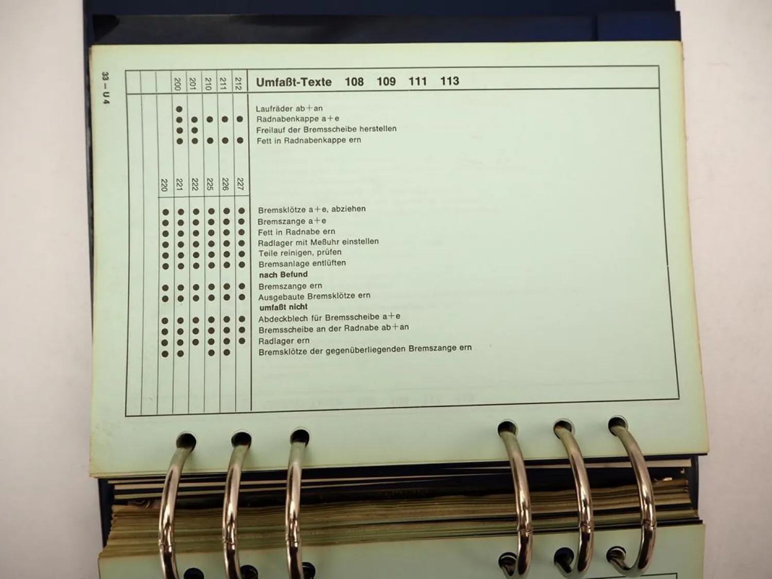 Mercedes Benz W 108 109 111 113 Coupe Cabrio Arbeitswertbuch Reparaturen 1976