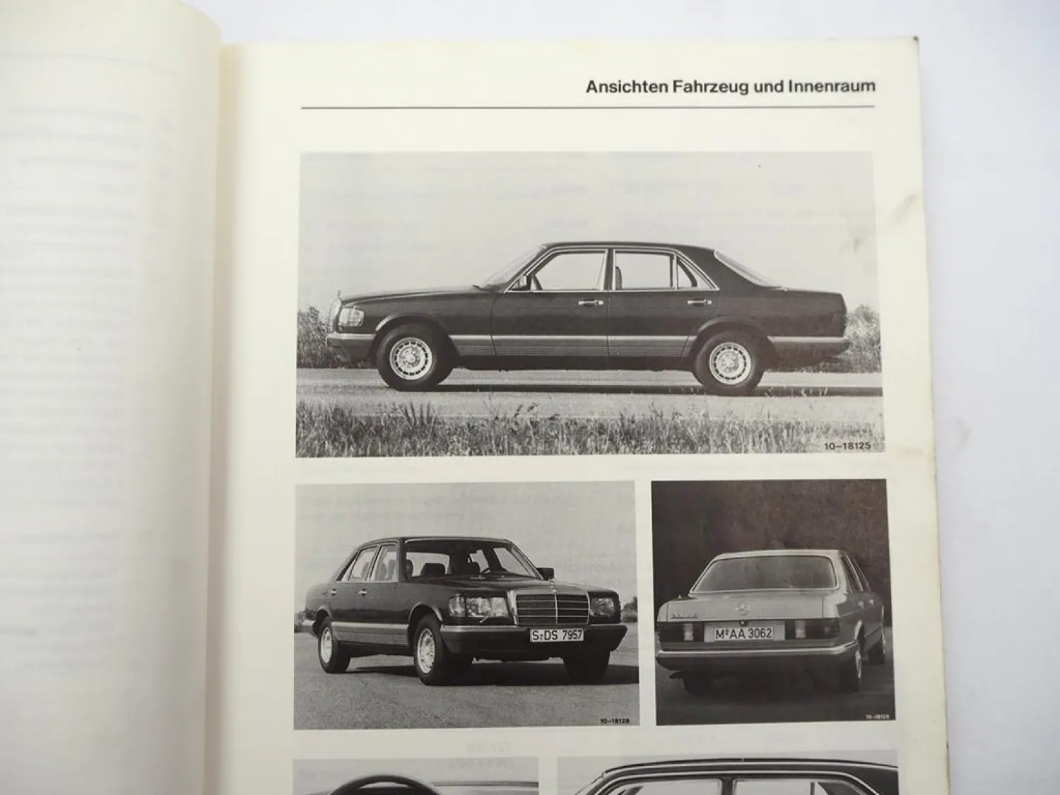 Mercedes Benz W126 280 380 500 S SEL Werkstatthandbuch Einführungsschrift 1980