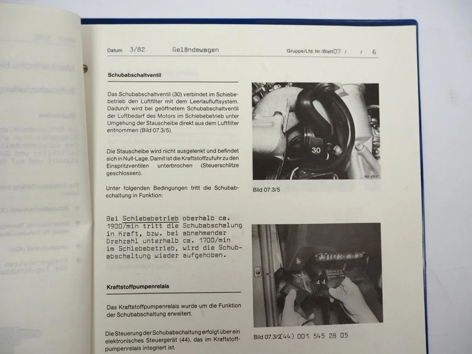 Mercedes Benz W460 230GE Geländewagen Werkstatthandbuch Reparatur Schulung 1982