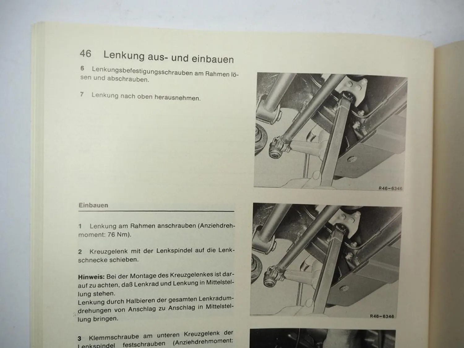 Mercedes Benz W460 G-Klasse 230G 280GE 240GD 300GD Werkstatthandbuch Einführung