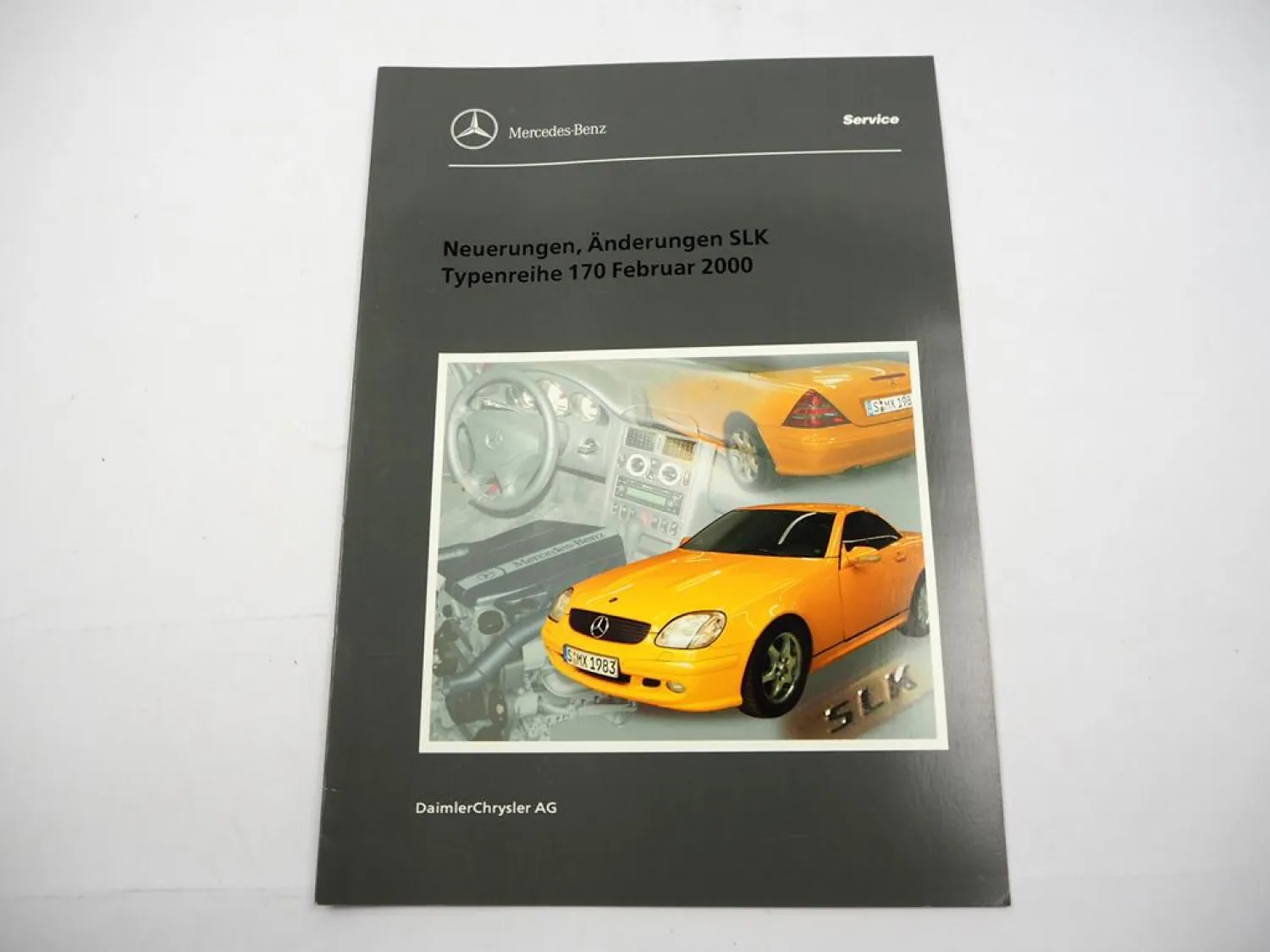 Mercedes-Benz Werkstatthandbuch Neuerungen SLK Typ 170 R170 Einführungsschrift 2000