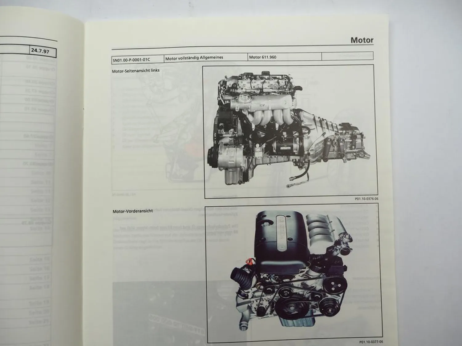 Mercedes-Benz Werkstatthandbuch Neuerungen Typ 170 W202 SLK C-Klasse Schulung 97